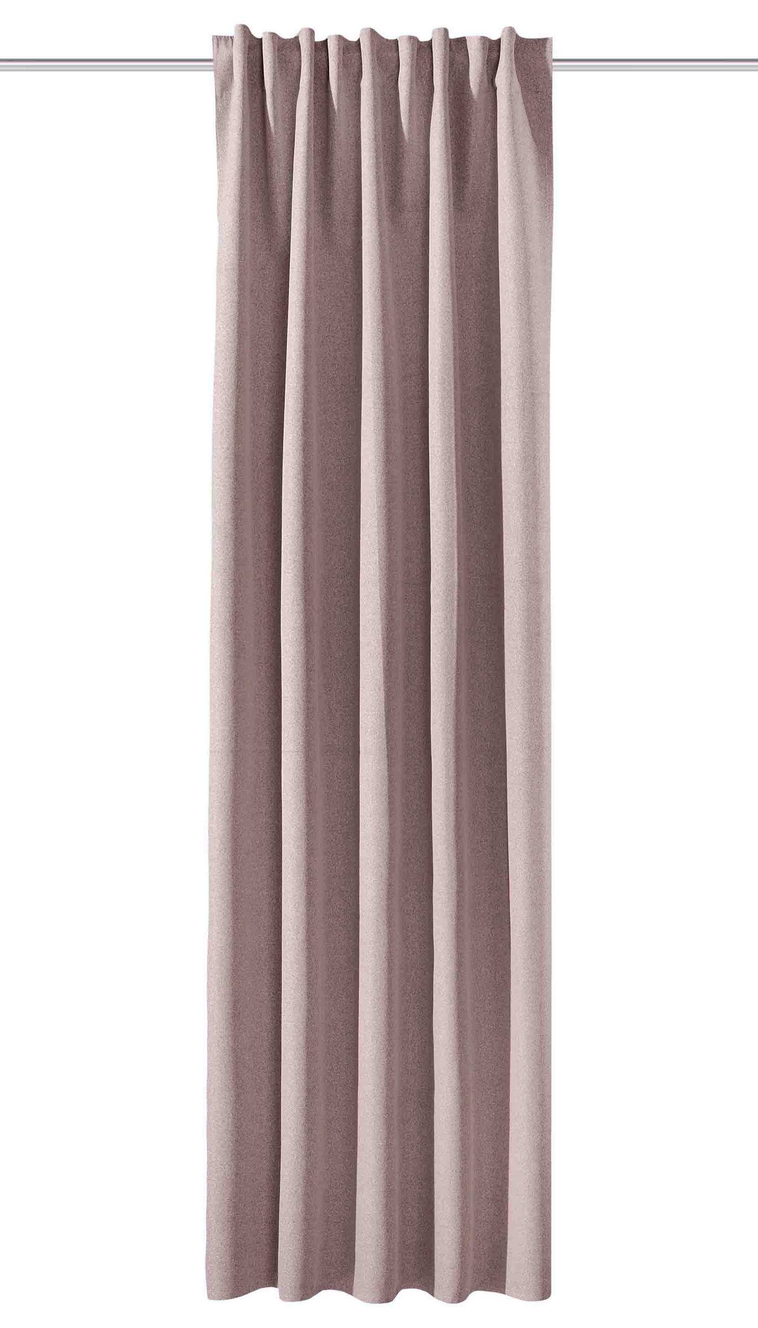 FERTIGVORHANG  blickdicht   140/300 cm  - Rosa, Basics, Textil (140/300cm)