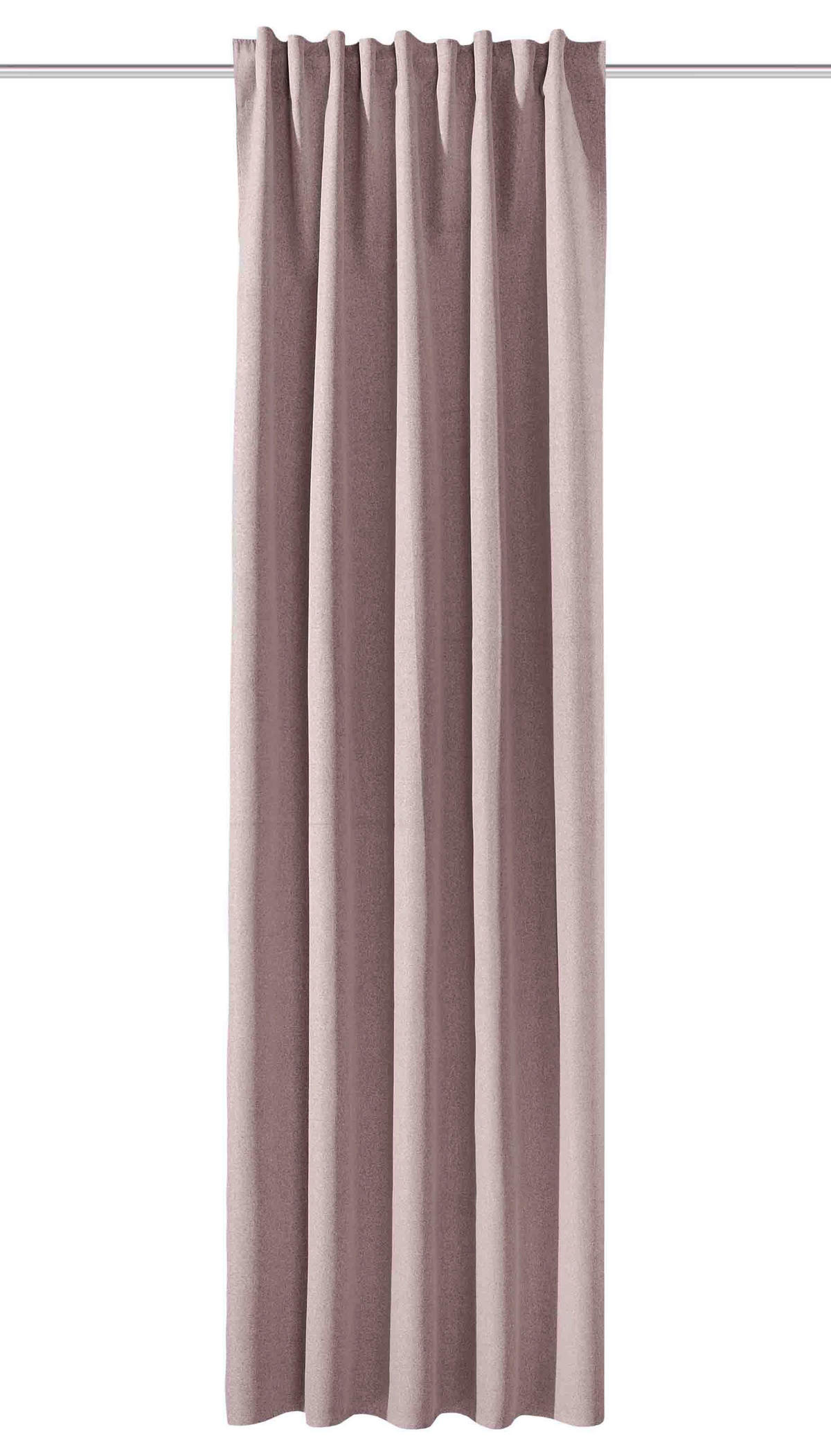 FERTIGVORHANG  blickdicht   140/300 cm  - Rosa, Basics, Textil (140/300cm)
