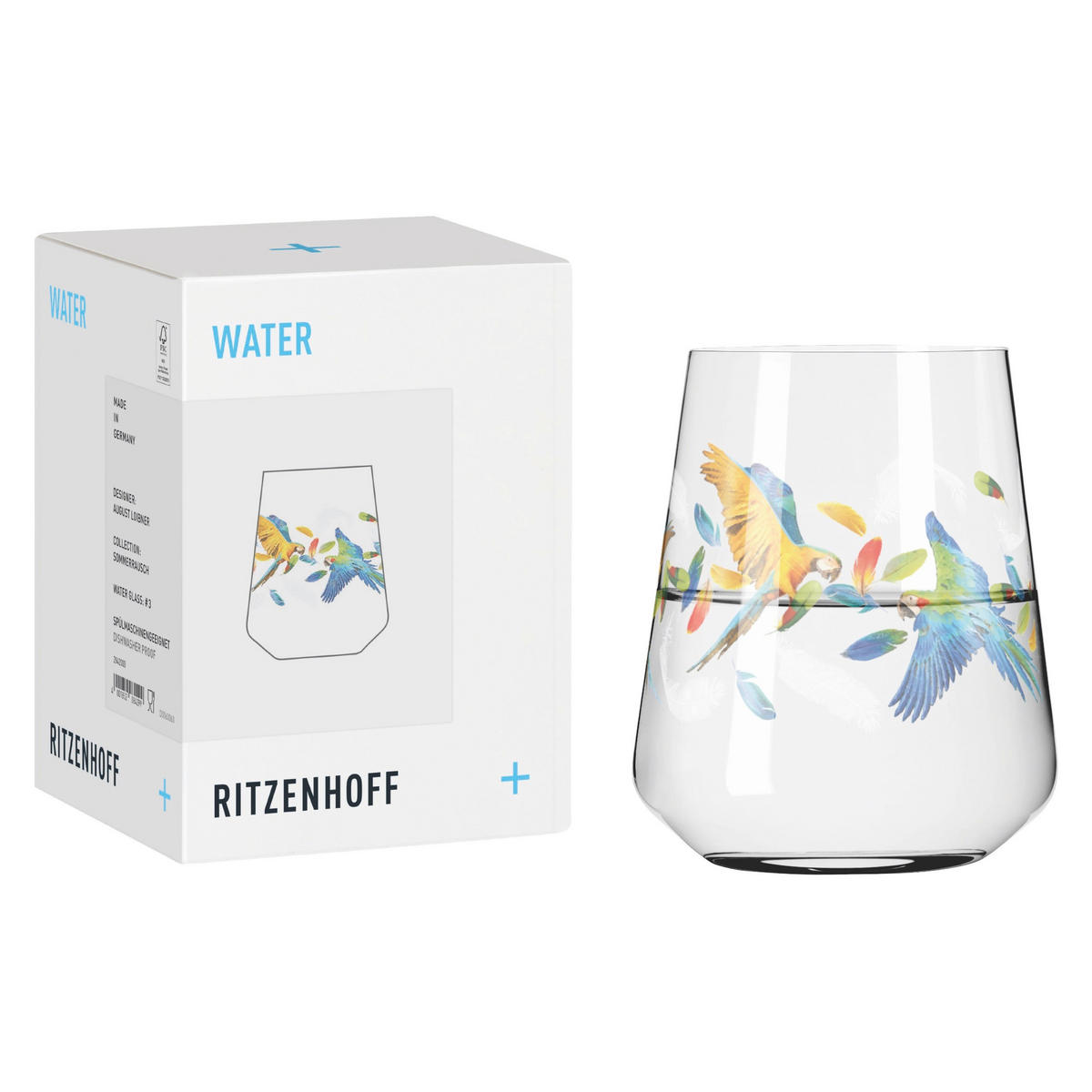 GLÄSERSET Sommerrausch  - Transparent/Multicolor, Design, Glas (9.3/11.0cm) - Ritzenhoff