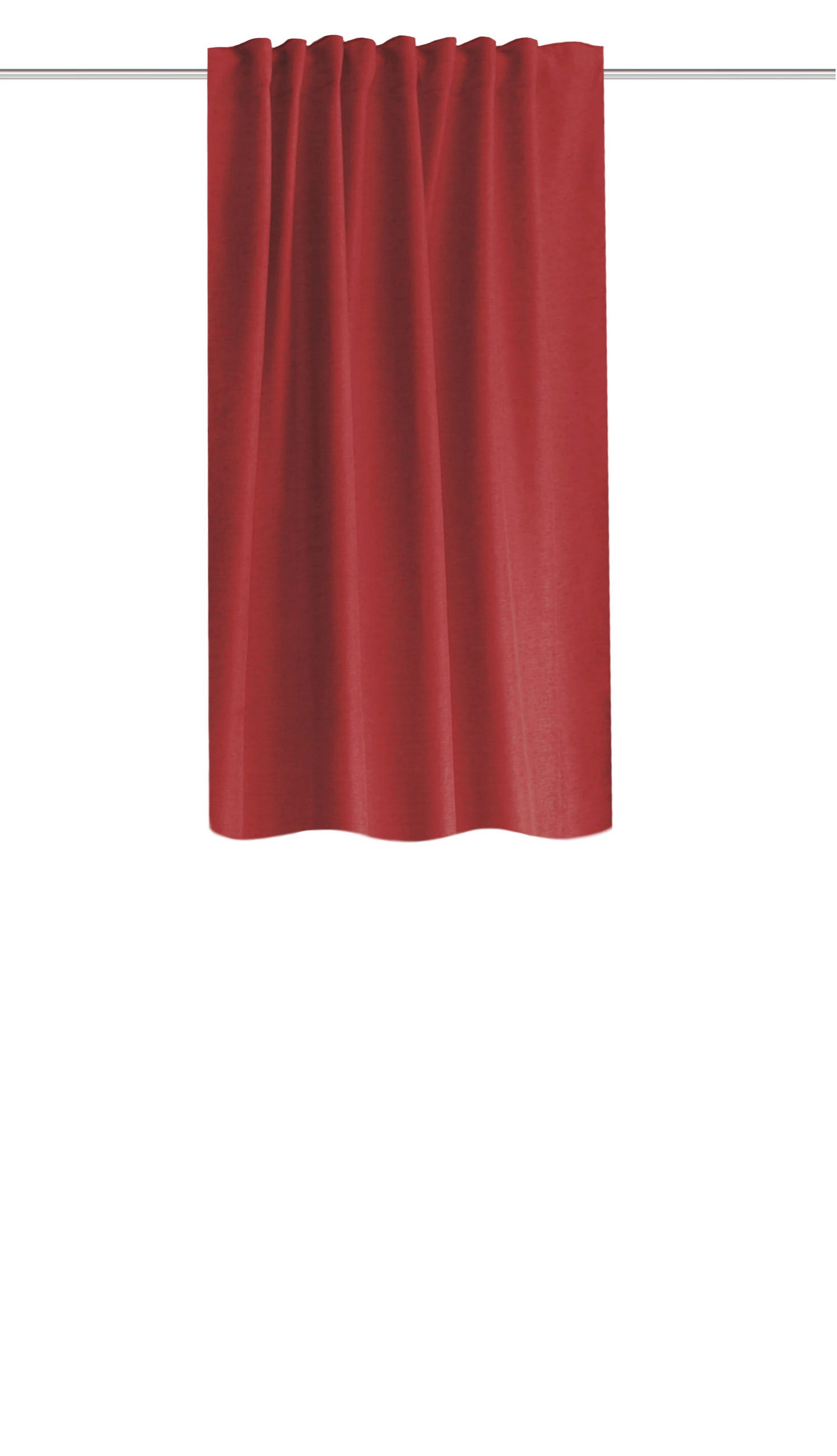 WÄRMESCHUTZVORHANG ESKIMO blickdicht 135/145 cm   - Bordeaux, Basics, Textil (135/145cm)