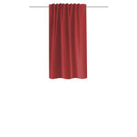 WÄRMESCHUTZVORHANG ESKIMO blickdicht 135/145 cm   - Bordeaux, Basics, Textil (135/145cm)
