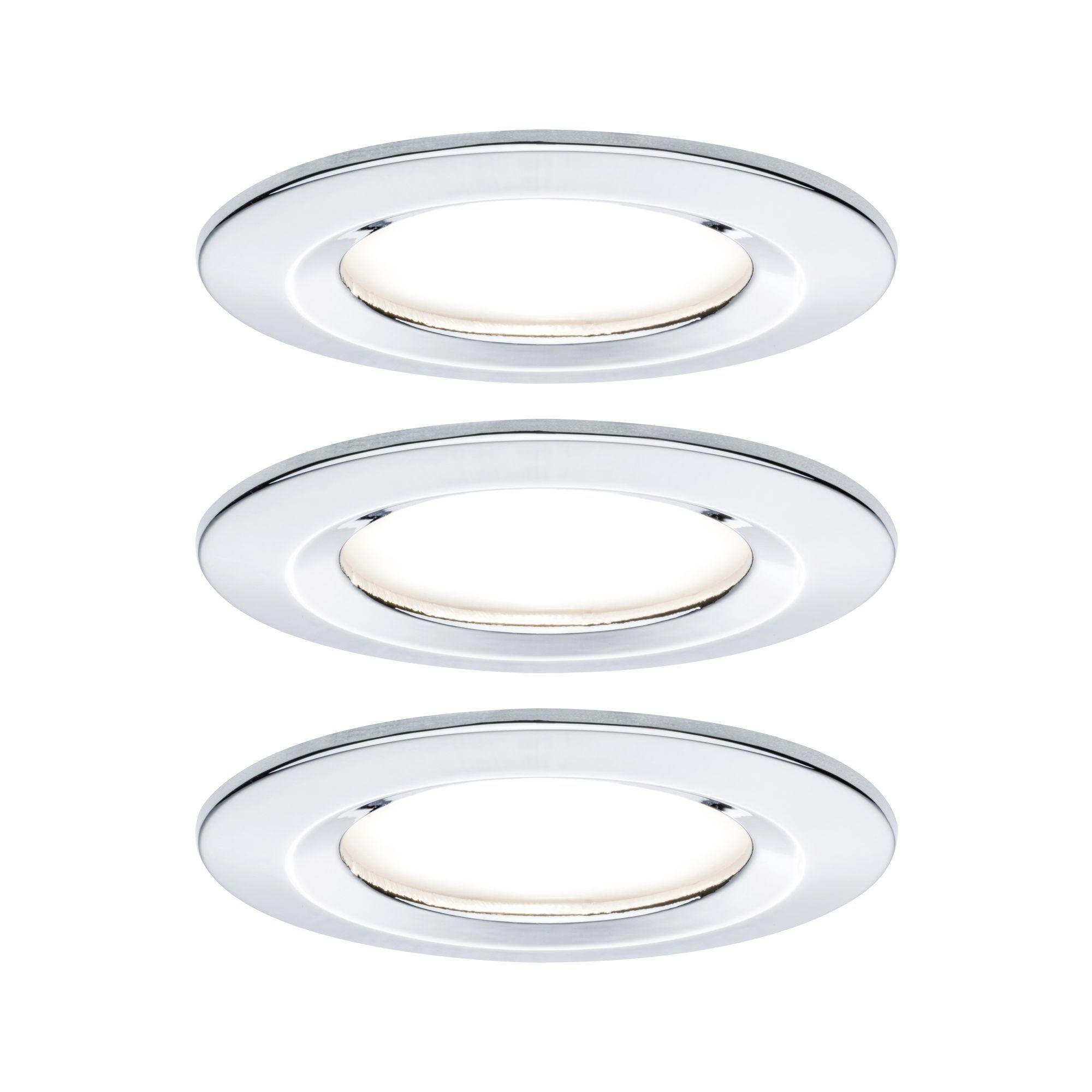 LED-DECKENLEUCHTE 7,8 cm  - Chromfarben/Alufarben, Basics, Metall (7,8cm) - Paulmann