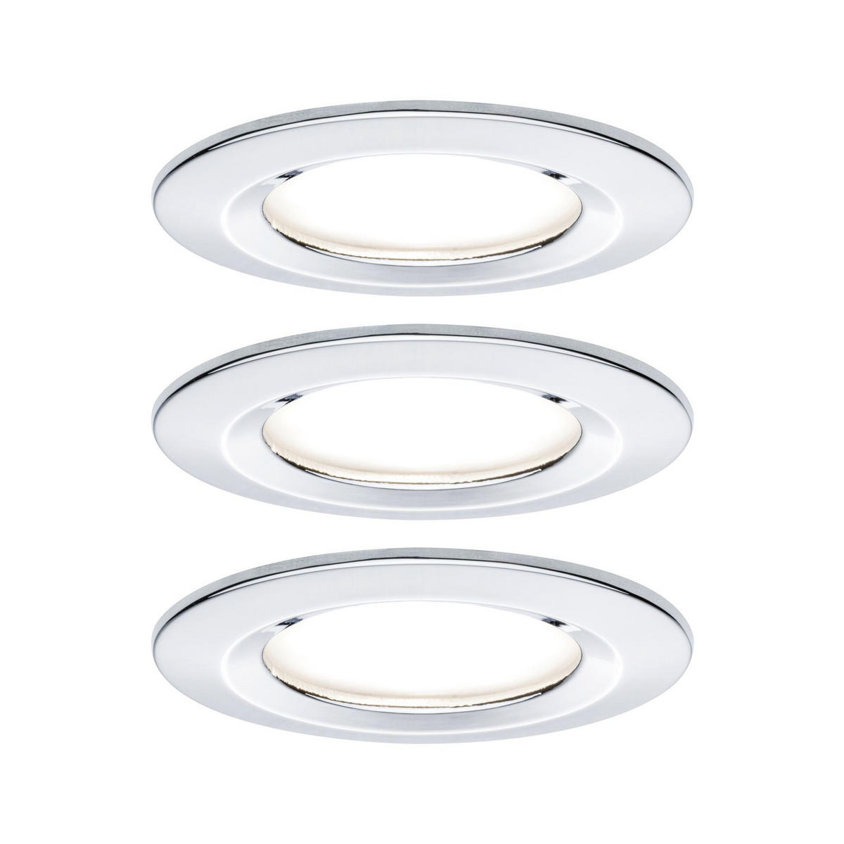 LED-DECKENLEUCHTE 7,8 cm  - Chromfarben/Alufarben, Basics, Metall (7,8cm) - Paulmann