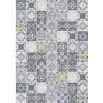 FLACHWEBETEPPICH  63/90 cm  Gelb, Grau   - Gelb/Grau, Trend, Textil (63/90cm) - Novel