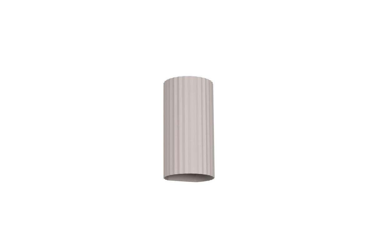 VÄGGLAMPA SOKA   - greige, Basics, metall (9,5/18/8,5cm)