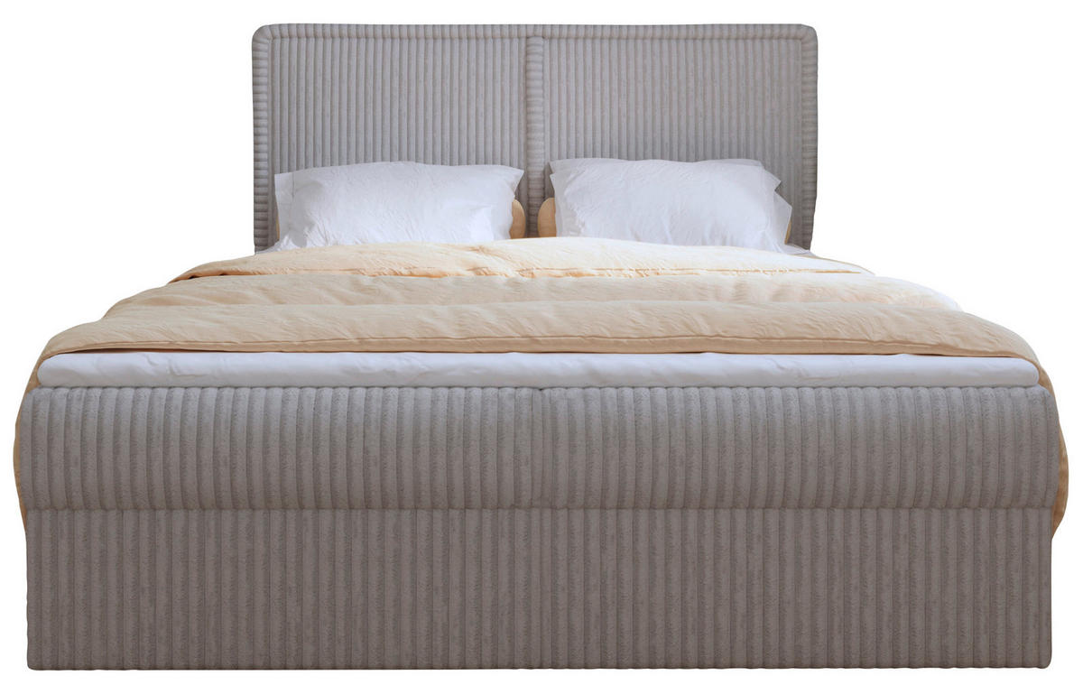 BOXBETT 180/200 cm  in Grau  - Schwarz/Grau, MODERN, Holz/Kunststoff (180/200cm) - MID.YOU