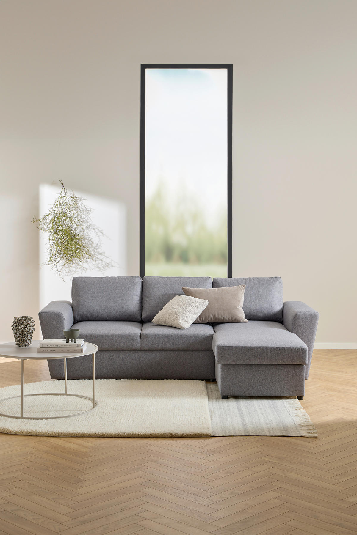 COUCHTISCH Metall, Holzwerkstoff 80/80/45 cm  - Grau, Design, Holzwerkstoff/Metall (80/80/45cm) - MID.YOU