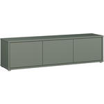 LOWBOARD  in 154,2/42,5/34,9 cm  - Salbeigrün/Grau, MODERN, Holzwerkstoff/Metall (154,2/42,5/34,9cm) - Carryhome