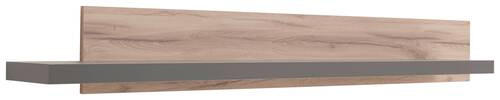 WANDBOARD Grau, Eichefarben  - Eichefarben/Grau, Design (175/22/26cm) - Carryhome