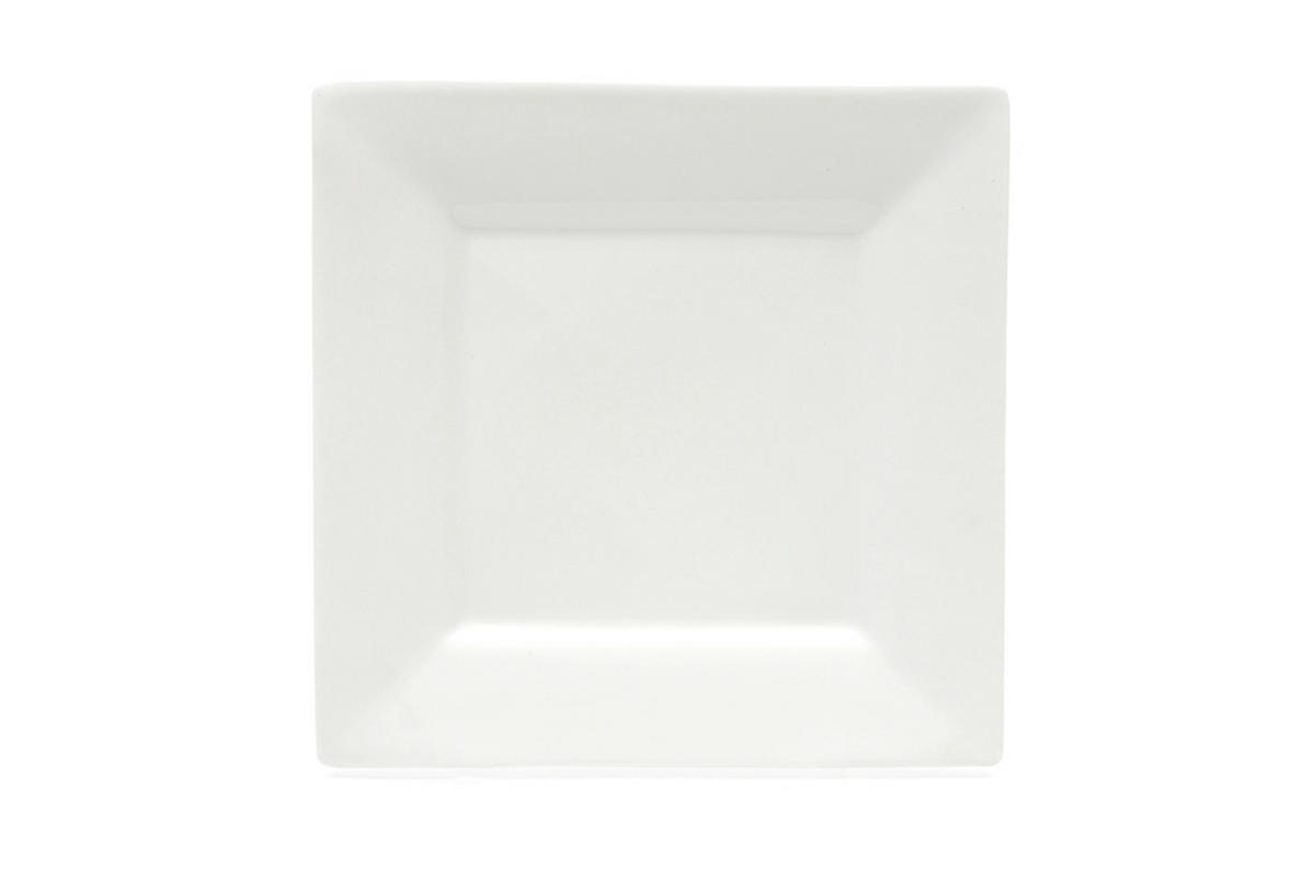 PLYTKÝ TANIER, keramika, 26/26 cm - biela, Basics, keramika (26/26cm) - Maxwell & Williams