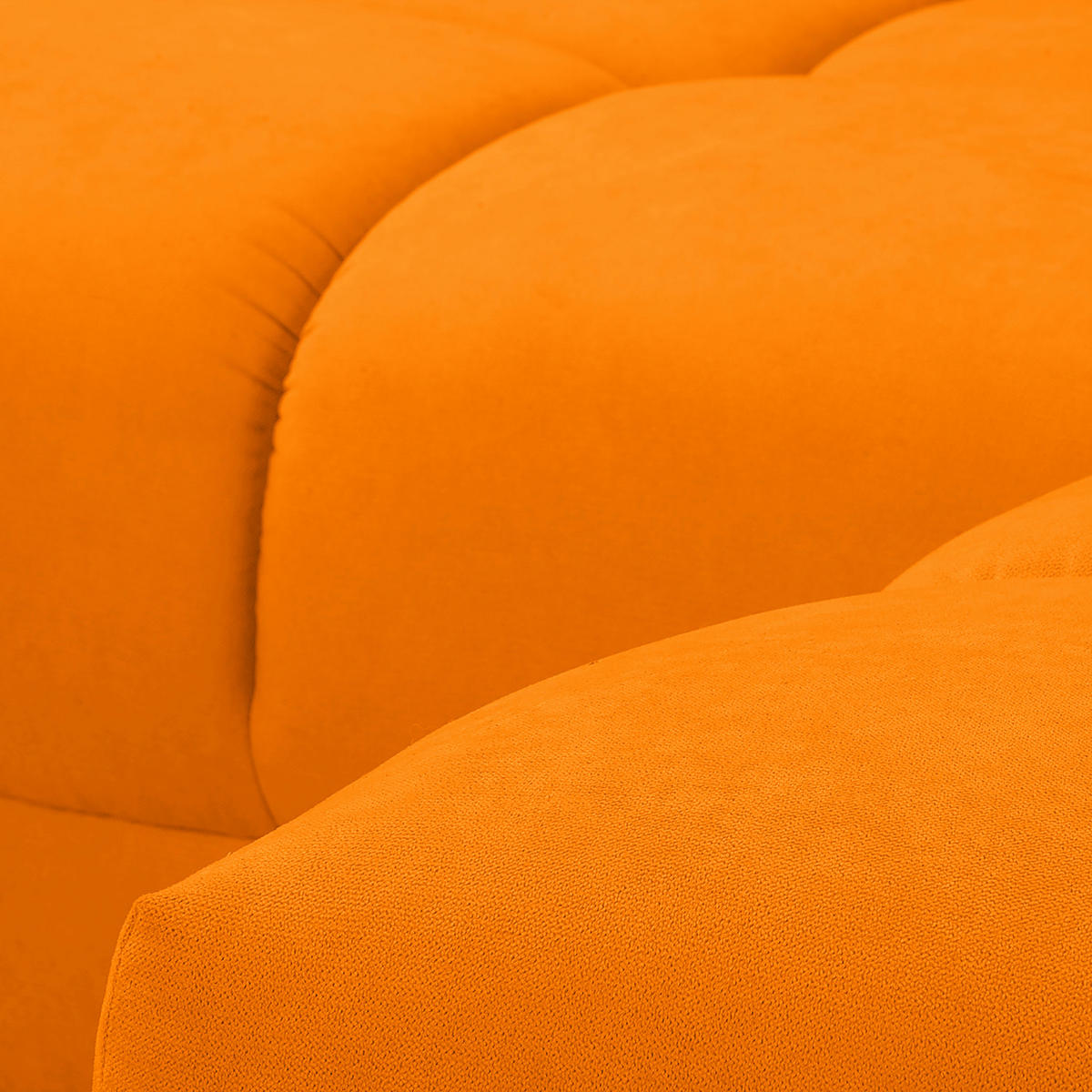 ECKSOFA in Mikrofaser Gelb  - Gelb/Silberfarben, Design, Textil/Metall (256/175cm) - Livetastic