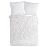 BETTWÄSCHE Elegance Mikrofaser 155/220 cm  - Weiß, Basics, Textil (155/220cm)