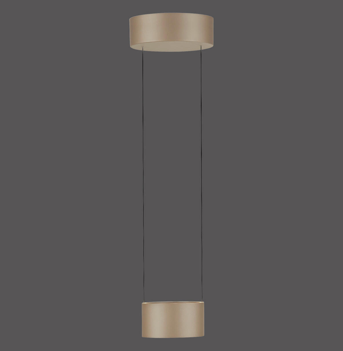 LED-HÄNGELEUCHTE 20/20/180 cm    - Bronzefarben, Basics, Kunststoff/Metall (20/20/180cm) - Paul Neuhaus