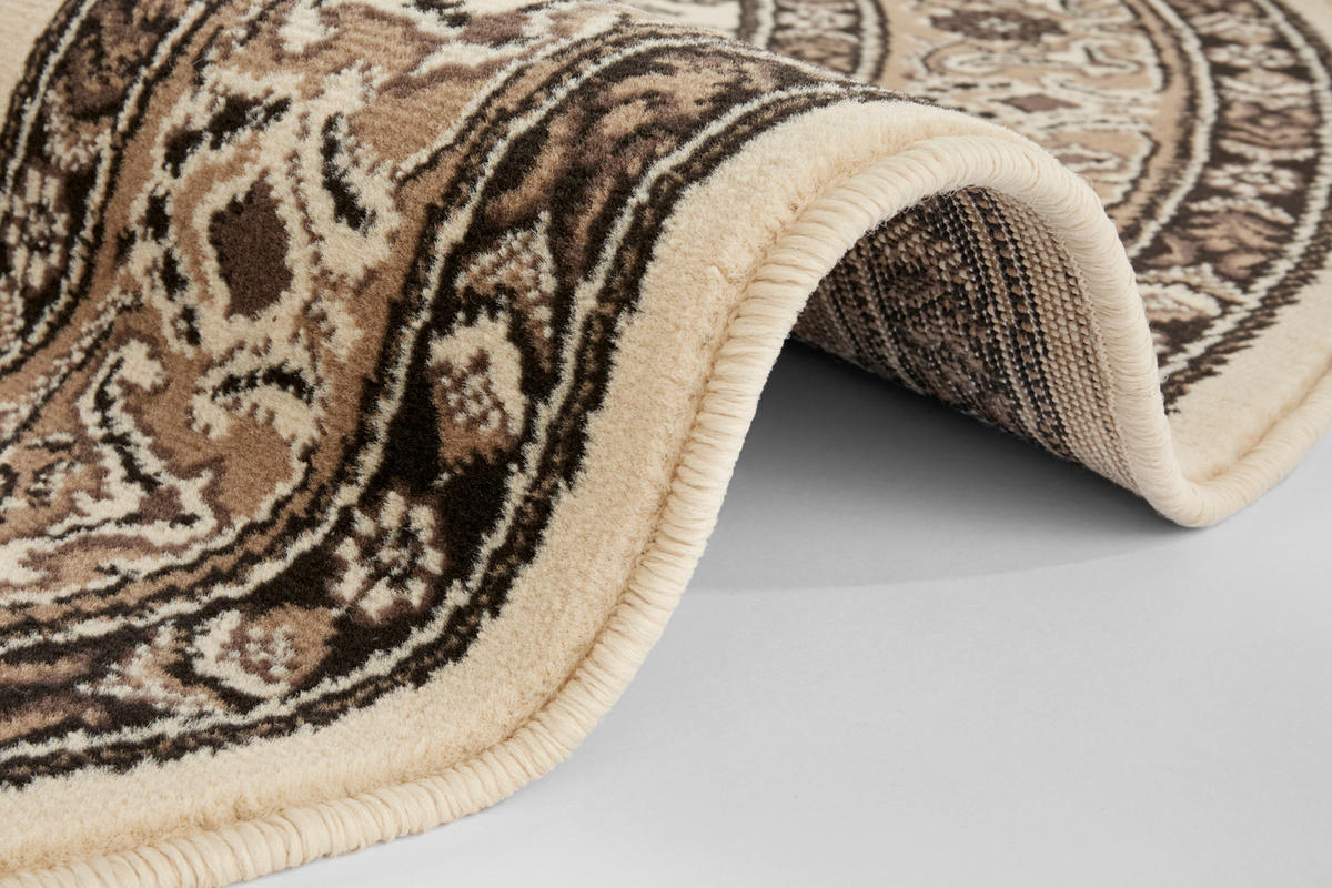 VINTAGE-TEPPICH 160 cm Mirkan Multicolor, Beige  - Beige/Multicolor, Basics, Kunststoff/Textil (160cm)