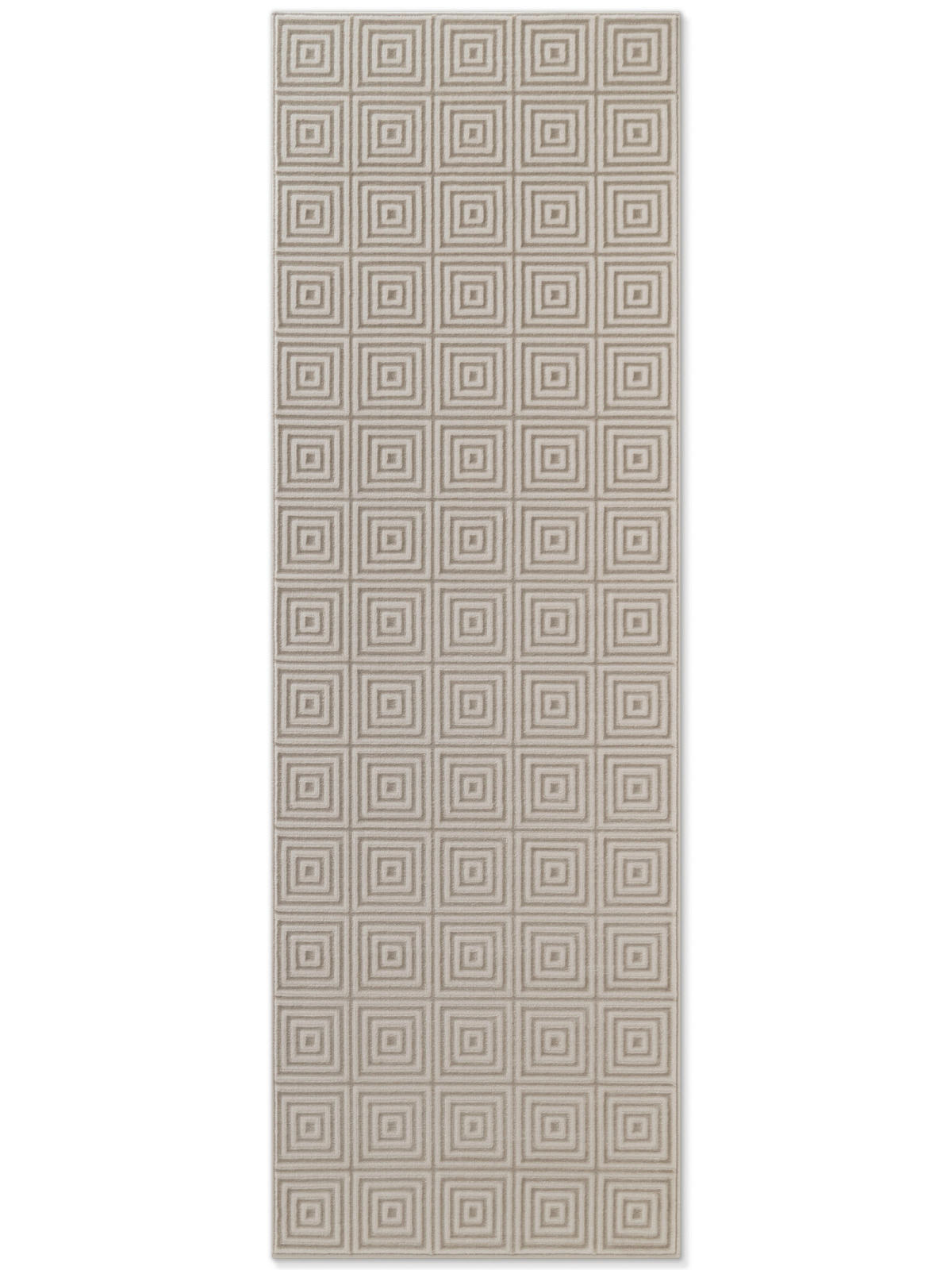 LÄUFER 80/240 cm Perles  - Creme/Weiß, Basics, Kunststoff (80/240cm) - Elle Decoration