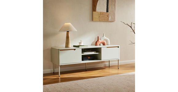 LOWBOARD  in 140/51/40 cm  - Eichefarben/Grauweiß, Design, Holz/Holzwerkstoff (140/51/40cm) - Carryhome