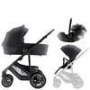 KINDERWAGENSET  Smile 5Z Set  Carbon Black  - Schwarz/Grau, Basics, Textil/Metall (57/112/97.7cm) - Britax Römer