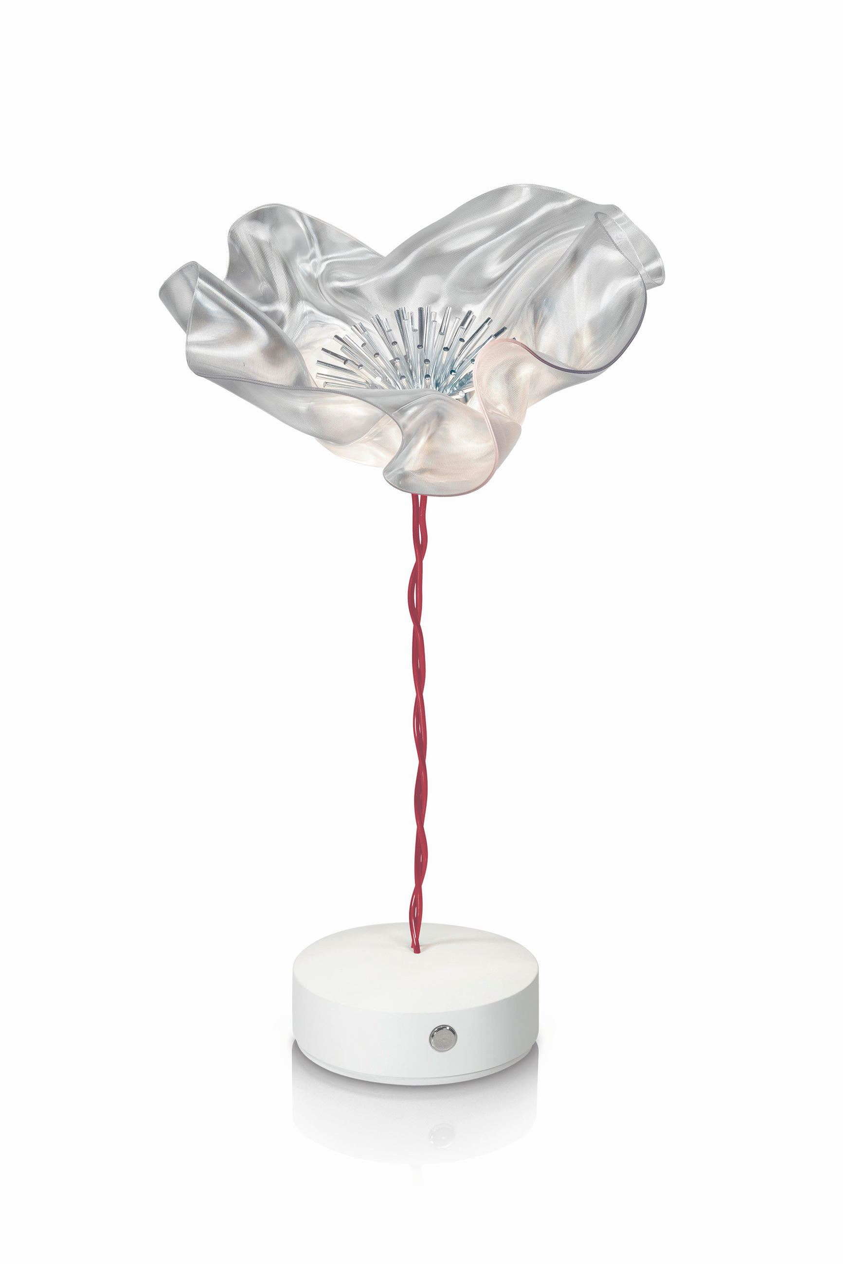 LED-TISCHLEUCHTE Prisma 15/15/26 cm   - Transparent, Design, Kunststoff/Metall (15/15/26cm) - Slamp