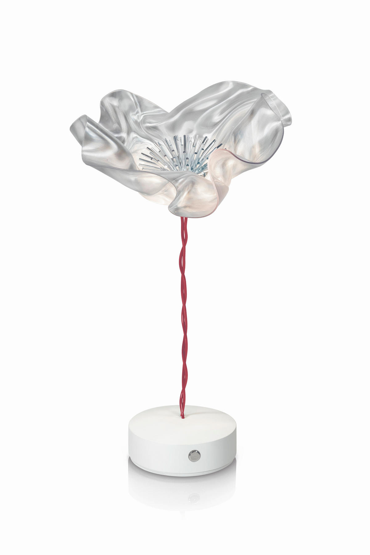 LED-TISCHLEUCHTE Prisma 15/15/26 cm   - Transparent, Design, Kunststoff/Metall (15/15/26cm) - Slamp