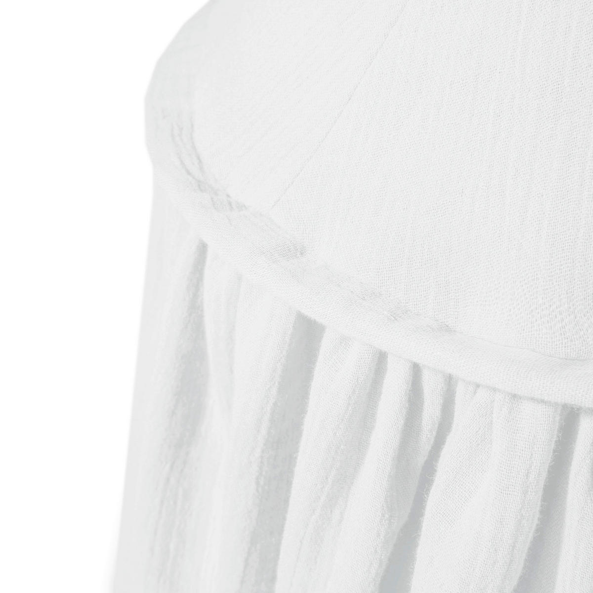 BALDACHIN MUSSELIN  - Weiß, Basics, Textil (285/250cm) - Avelia