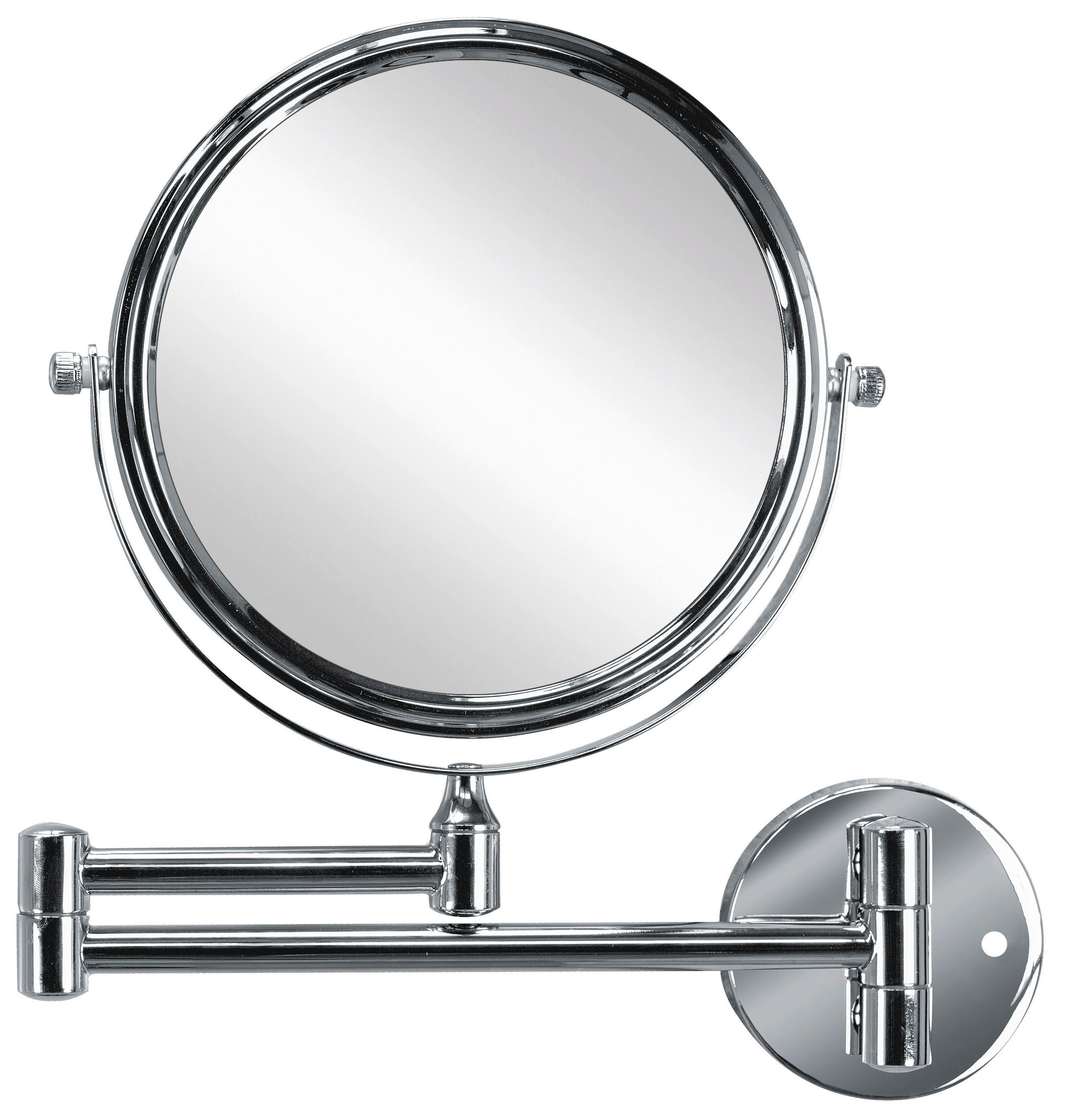 Kleine Wolke Dekospiegel Ridge Mirror Silber 24.40x3.50x26 cm
