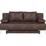 SCHLAFSOFA in Textil Braun - Chromfarben/Braun, Design, Textil/Metall (193/85/89cm) - Carryhome SCHLAFSOFA in Textil Braun - Chromfarben/Braun, Design, Textil/Metall (193/85/89cm) - Carryhome
