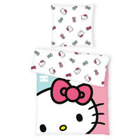 JUGENDBETTWÄSCHE 135/200 cm  - Pink/Hellgelb, Basics, Textil (135/200cm) - Herding