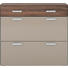 SCHUHSCHRANK Nussbaum furniert Nussbaumfarben, Schlammfarben - Schlammfarben/Nussbaumfarben, Design, Glas/Holz (120/109/37cm) - Cassando SCHUHSCHRANK Nussbaum furniert Nussbaumfarben, Schlammfarben - Schlammfarben/Nussbaumfarben, Design, Glas/Holz (120/109/37cm) - Cassando