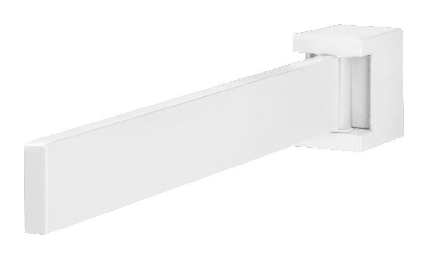 HANDTUCHHALTER 3/4,6/38,5 cm  - Weiß, Basics, Metall (3/4,6/38,5cm) - Valdera