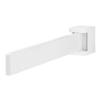 HANDTUCHHALTER Weiß  - Weiß, Basics, Metall (3/4,6/38,5cm) - Valdera