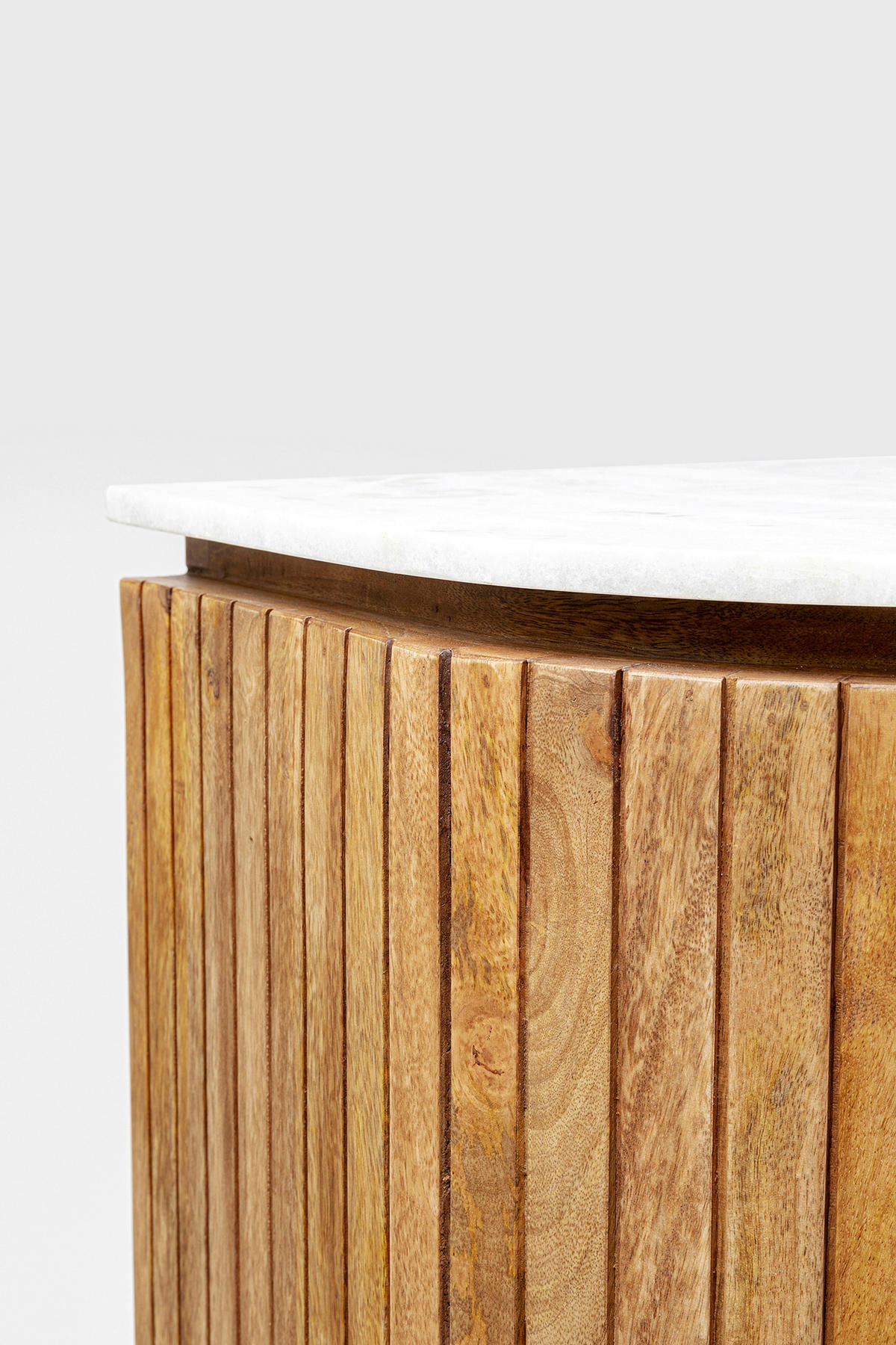 SCHRANK - Braun, Design, Holz/Stein (100/145/42cm) - Kare-Design