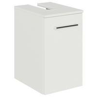 WASCHBECKENUNTERSCHRANK 30/49,8/38,3 cm  - Chromfarben/Weiß, KONVENTIONELL, Holzwerkstoff/Metall (30/49,8/38,3cm) - Sadena