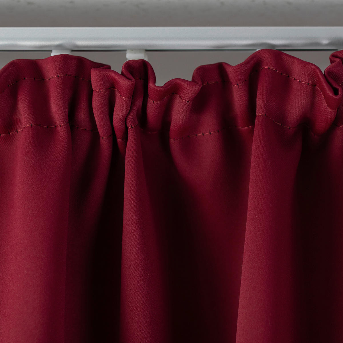 WÄRMESCHUTZVORHANG THERMOVORHANG Verdunkelung 140/245 cm   - Weinrot, Basics, Textil (140/245cm)