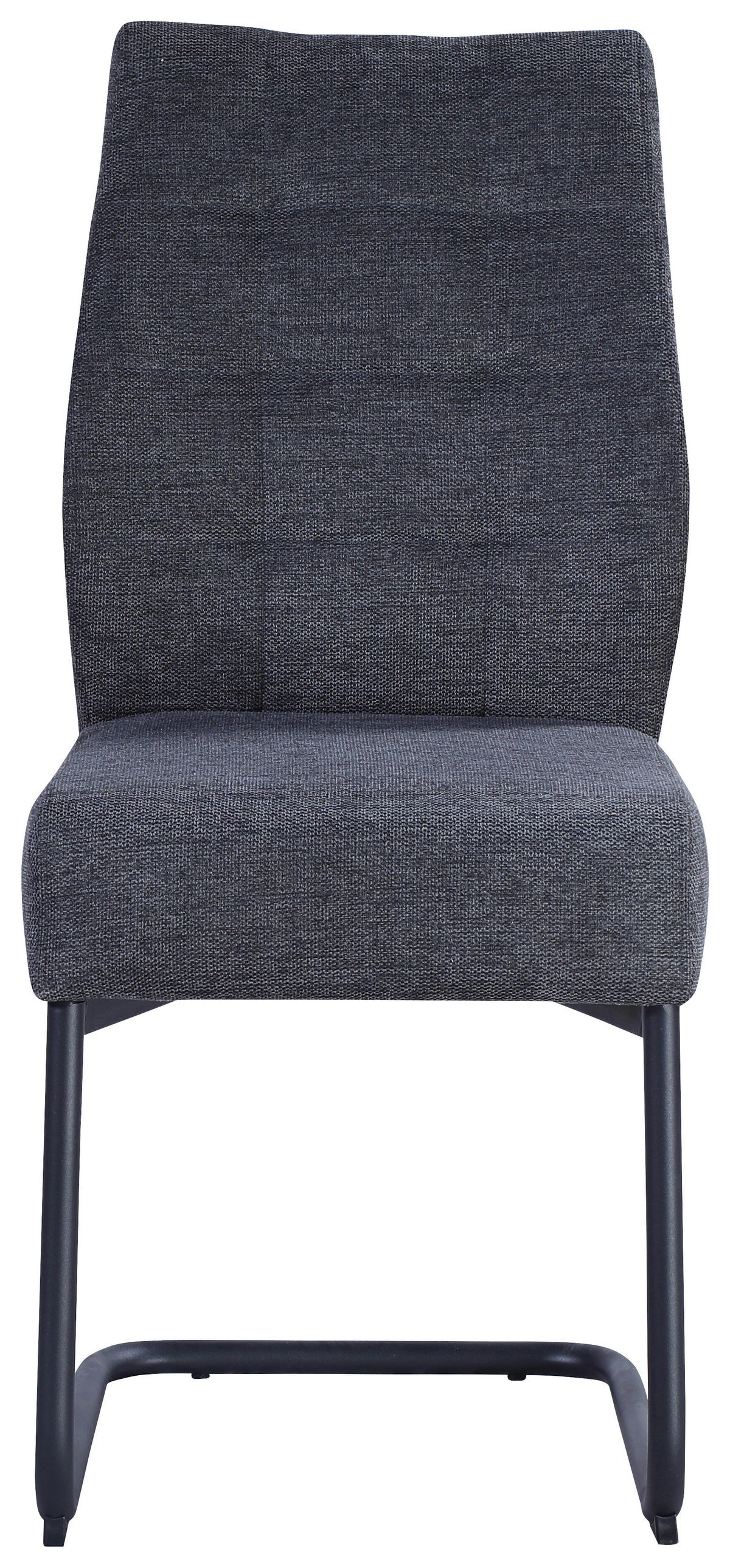 NIHAJNI STOL, kovina, tekstil siva  - siva/črna, Design, kovina/tekstil (44/97/60cm) - Hom`in