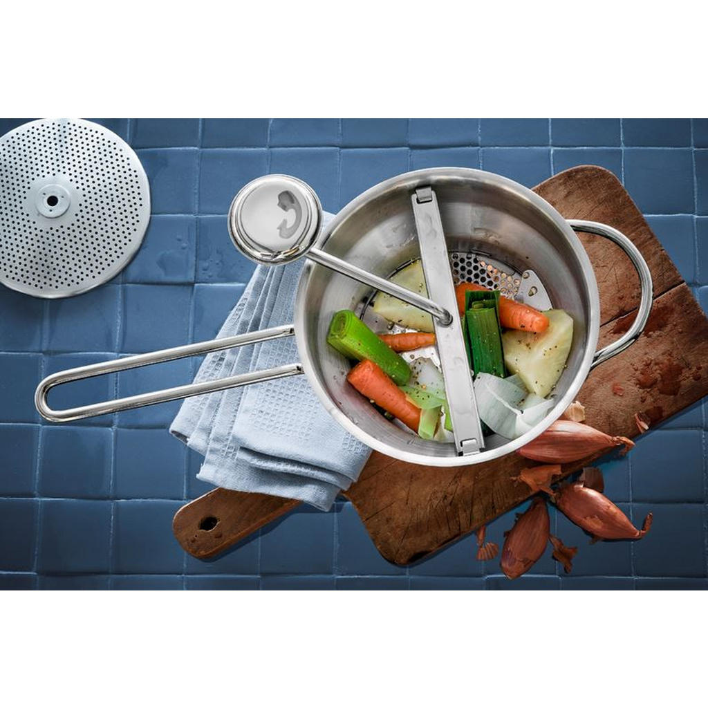 Thumbnail - WMF Passiersieb, Silber, Metall, 11.5 cm, rostfrei, Einsatz auswechselbar, Kochen, Küchenhelfer, Sonstige Küchenhelfer