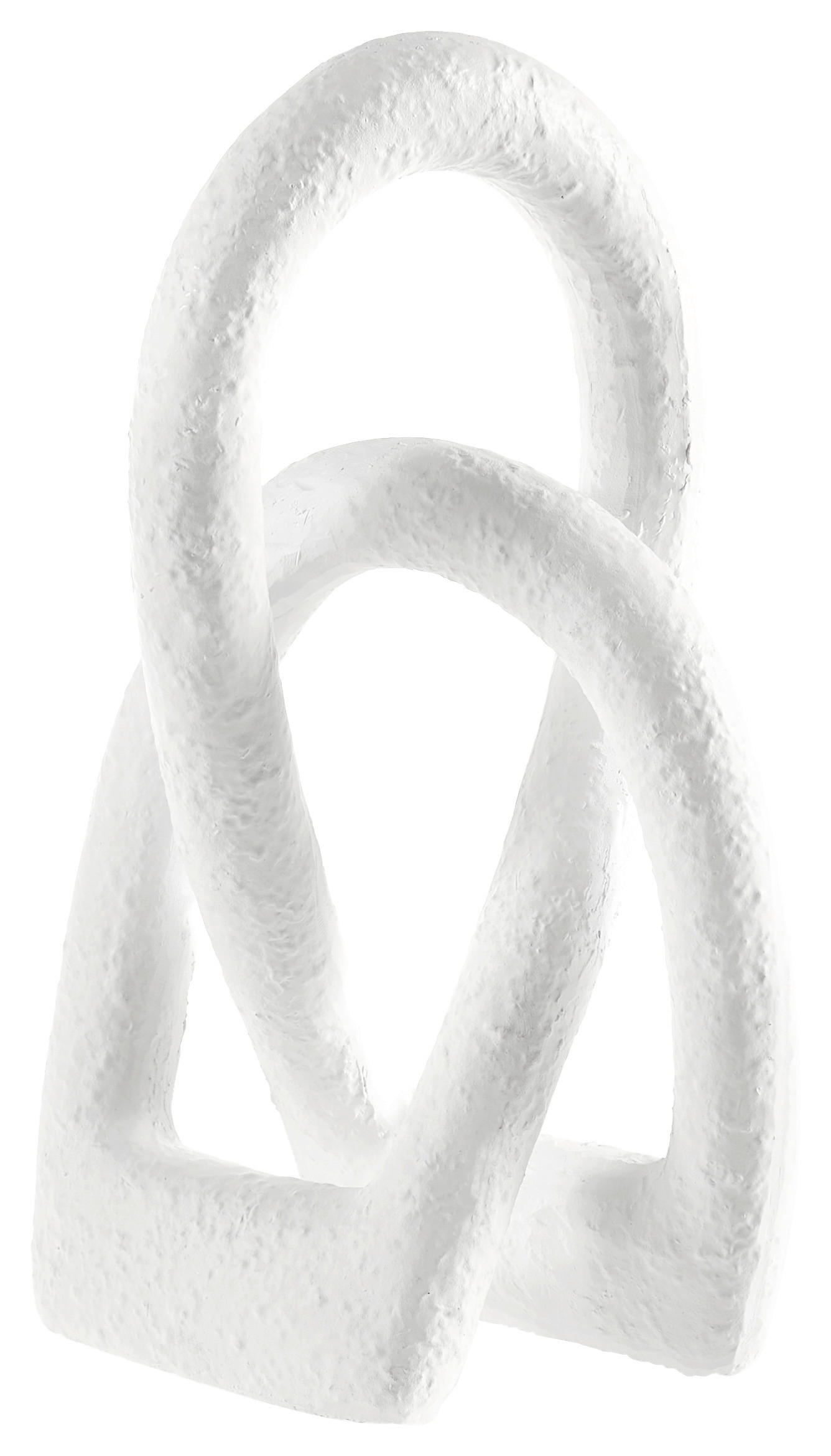 SKULPTUR - Weiß, Basics, Kunststoff (12/8/20cm) - Boltze Home