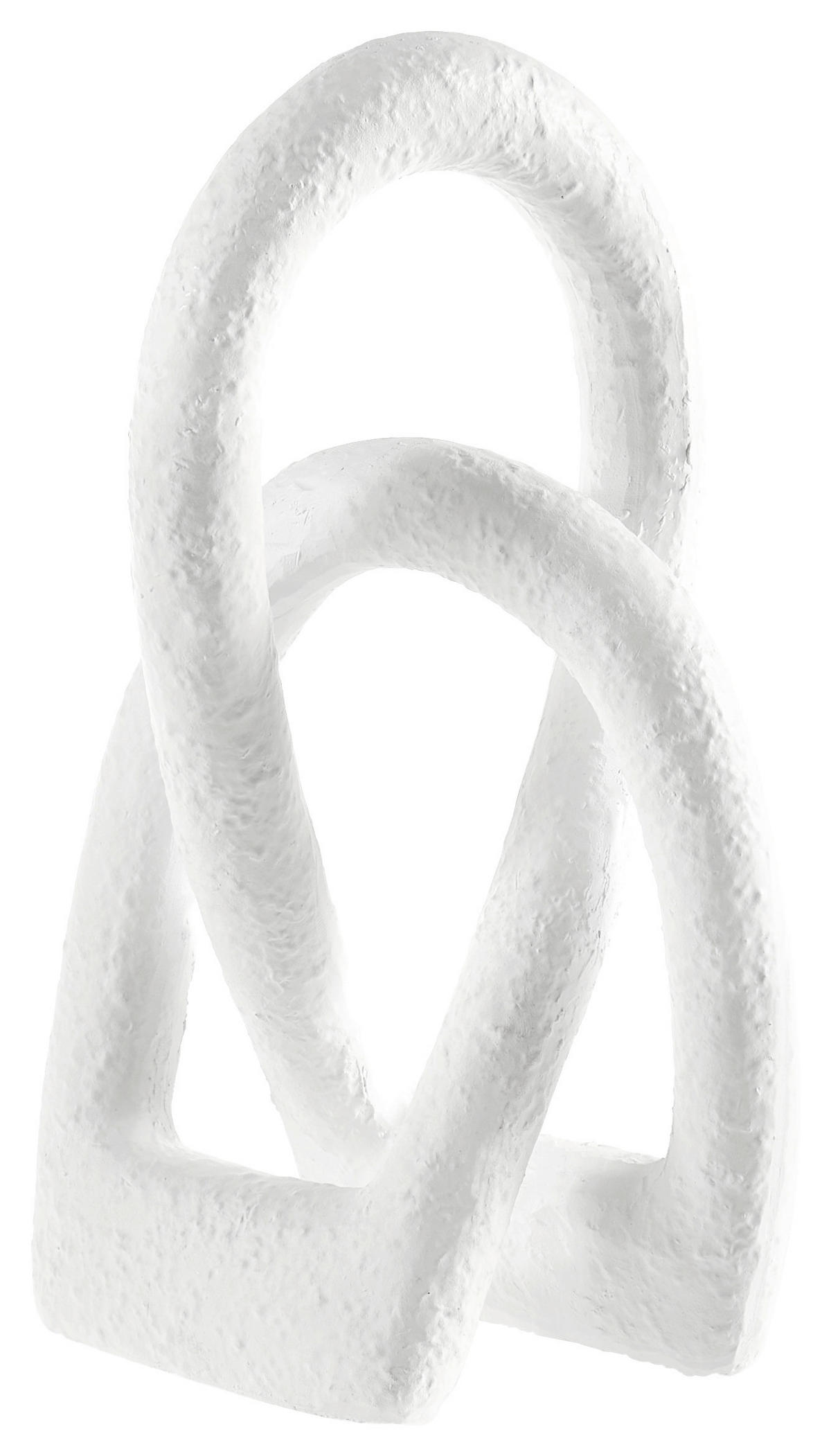 SKULPTUR - Weiß, Basics, Kunststoff (12/8/20cm) - Boltze Home