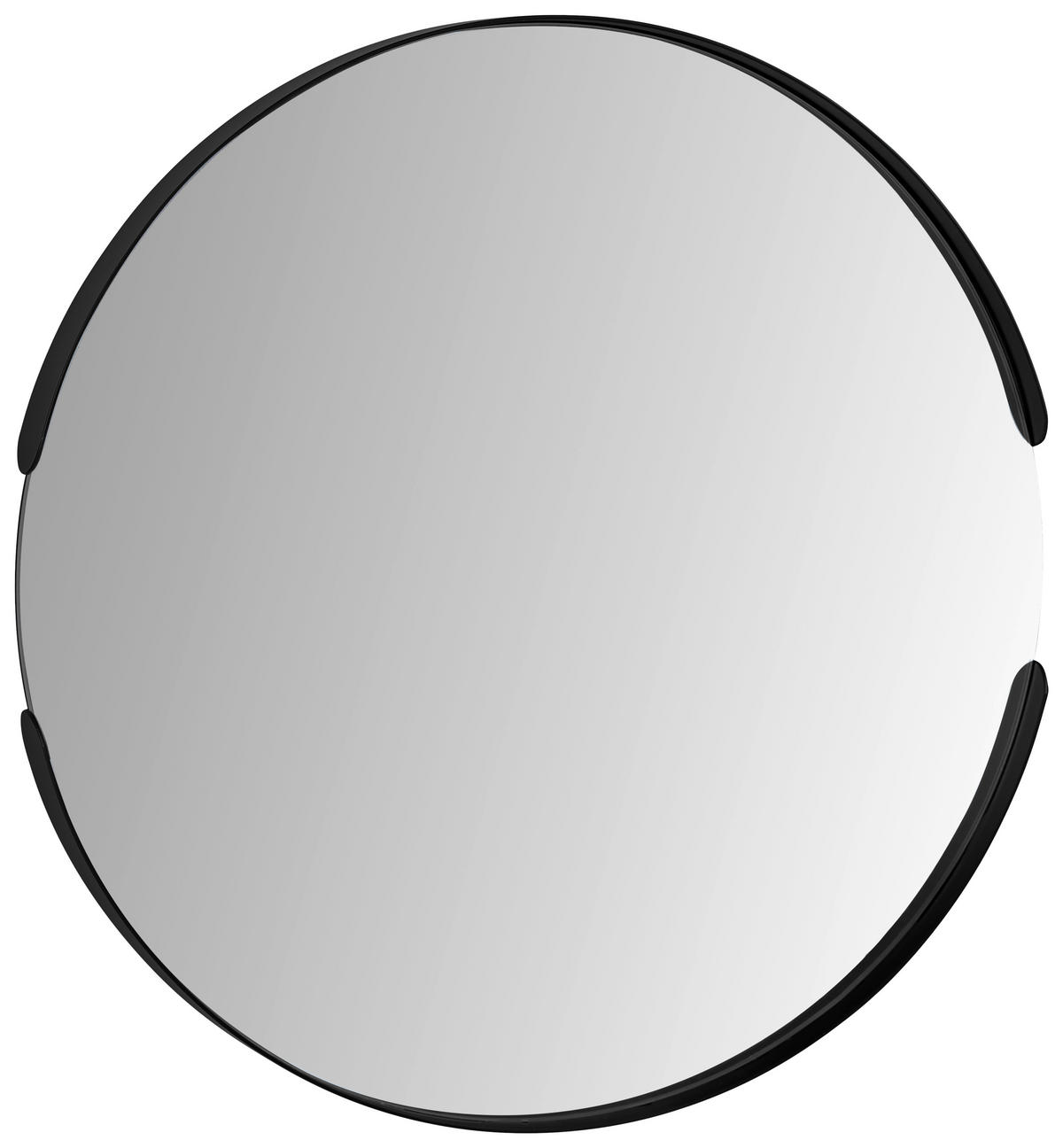 WANDSPIEGEL Schwarz  - Schwarz, Trend, Glas/Metall (50/50/3,5cm) - Carryhome