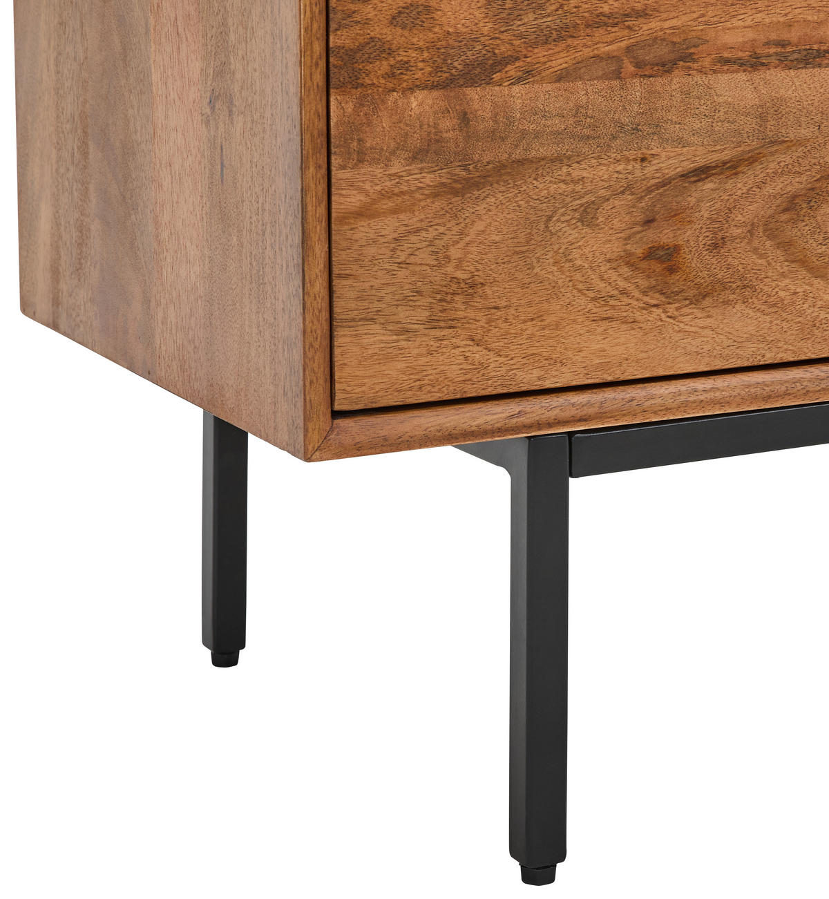 KOMMODE  in 110/140/40 cm  - Schwarz/Honig, LIFESTYLE, Holz/Metall (110/140/40cm) - Livetastic