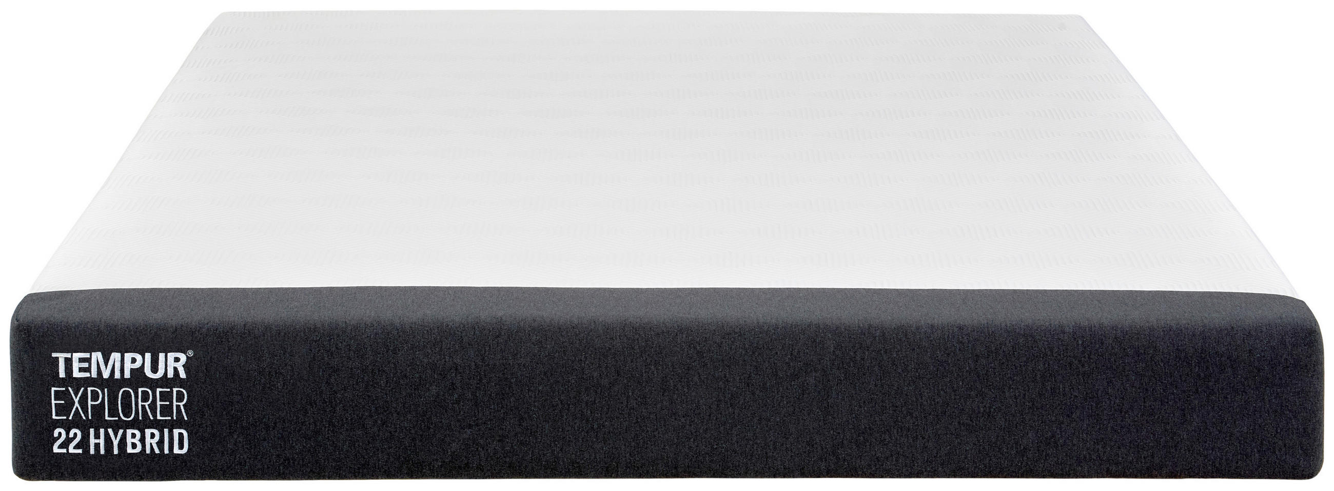 Thumbnail - Tempur Viscomatratze, Grau, Weiß, Textil, Füllung: Viskoelastischer Kern, rechteckig, 140x200 cm, Bezug rundum abnehmbar...