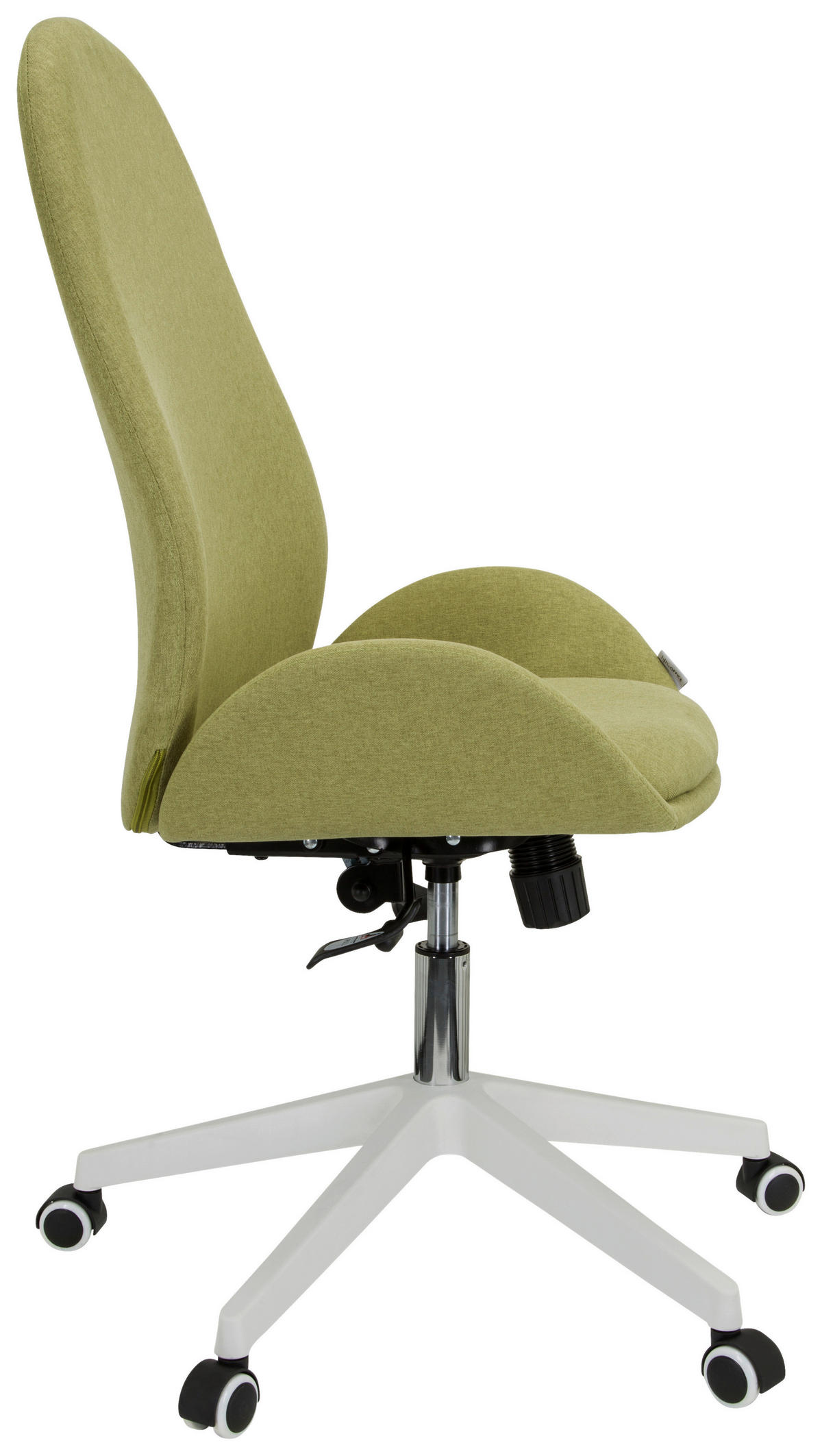 OTOČNÁ ŽIDLE, plochá tkanina, zelená - bílá/zelená, Basics, textil/plast (56/104/58cm) - MID.YOU