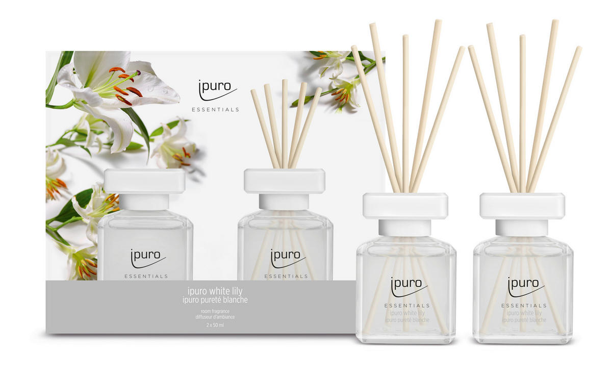 DIFFUSER 100 ml Lilie  - Basics, Glas (100ml) - Ipuro