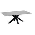 COUCHTISCH in Metall, Keramik 120/70/43 cm - Schwarz/Grau, Design, Keramik/Metall (120/70/43cm) - Novel