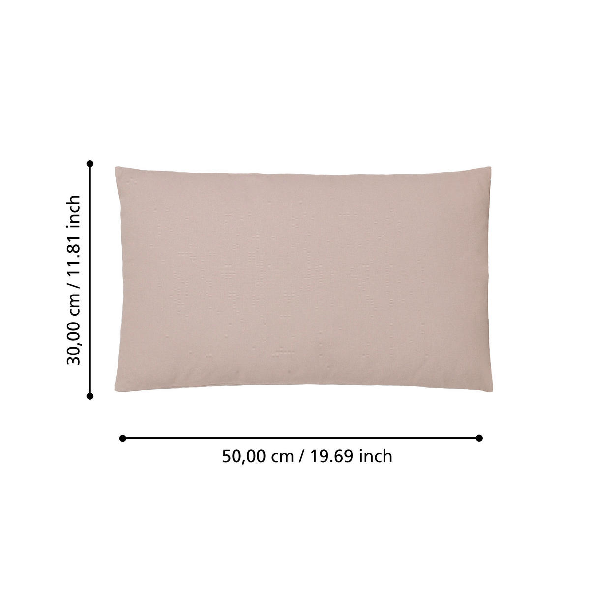 ZIERKISSEN  30/45 cm   - Mauve, Basics, Textil (30/45cm) - Eglo