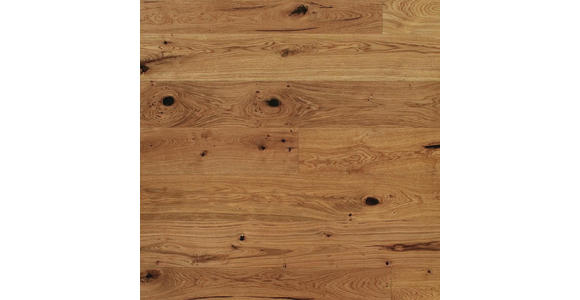 Parkett PARKETTBODEN Eiche per m² - Eichefarben, KONVENTIONELL, Holz (220/18,5/1,3cm) - Ambiente