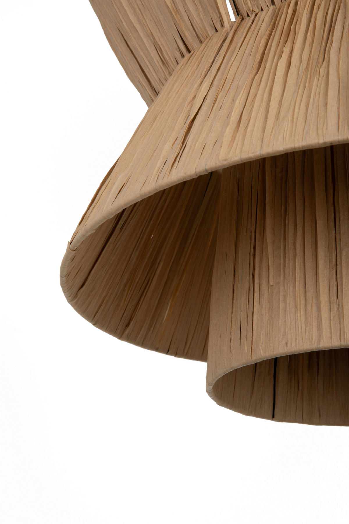 HÄNGELEUCHTE 45/120 cm  - Naturfarben, Design, Naturmaterialien/Metall (45/120cm) - Collet's Monde