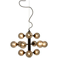 PENDELLAMPA 53/47/38,5 cm  - grå/svart, Klassisk, metall (53/47/38,5cm)