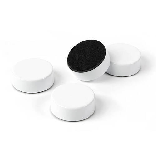 MAGNETSET  - Weiss, Basics, Metall (2,3/0,9cm)