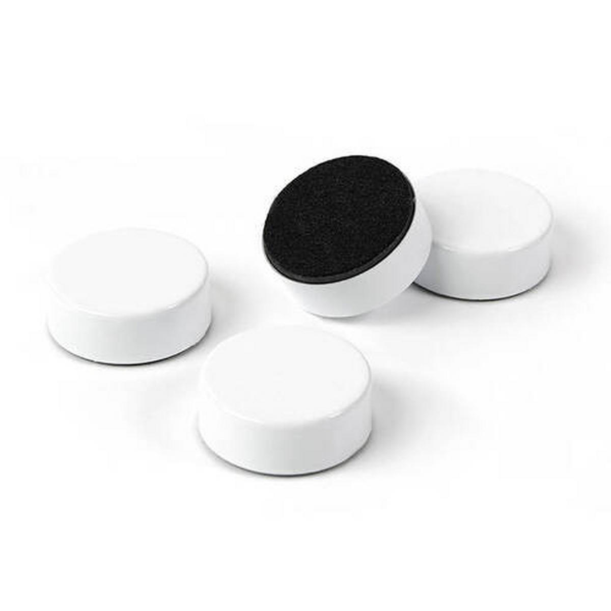 MAGNETSET  - Weiss, Basics, Metall (2,3/0,9cm)