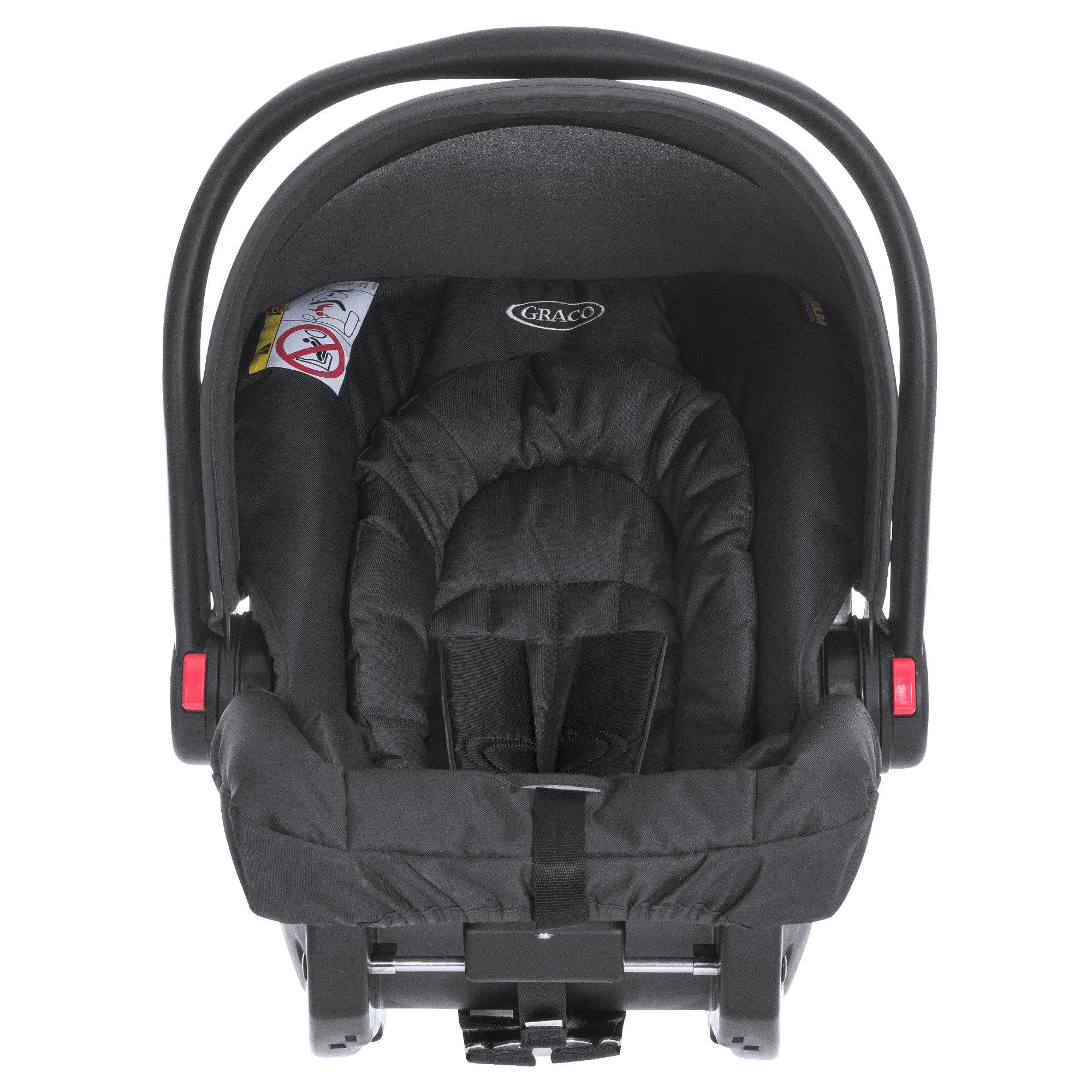 KINDERAUTOSITZ Snugride Black   - Schwarz, Basics, Kunststoff/Textil (58/65/46cm) - Graco
